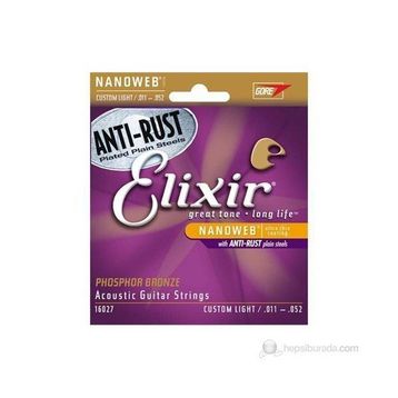 Elixir 16027 011-052 Fosfor Bronz Akustik Gitar Teli