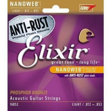 Elixir 16052 012-053 Fosfor Bronz Akustik Gitar Teli
