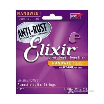Elixir 16052 012-053 Fosfor Bronz Akustik Gitar Teli