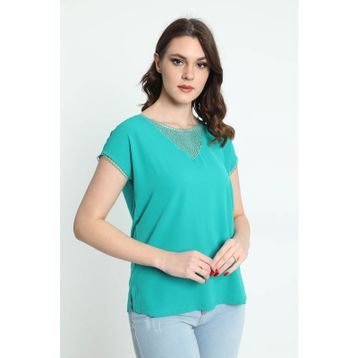 Ella Camelia 5010024 Yeşil Kadın Bluz