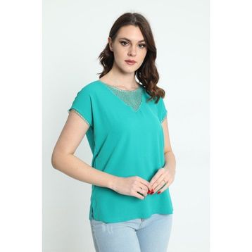Ella Camelia 5010024 Yeşil Kadın Bluz