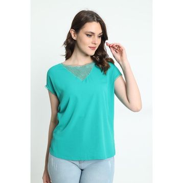 Ella Camelia 5010024 Yeşil Kadın Bluz