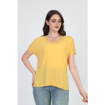 Ella Camelia 5010027 Sarı Kadın Bluz