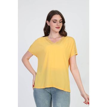 Ella Camelia 5010027 Sarı Kadın Bluz