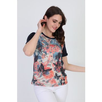 Ella Camelia 5010033 Lacivert Kadın Bluz