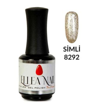 Ellea Nail 8292 Salon Boy 15 ml UV LED Simli Kalıcı Oje