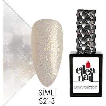 Ellea Nail S21-3 Simli Kalıcı Oje