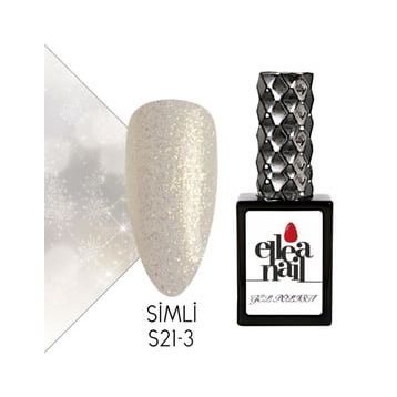 Ellea Nail S21-3 Simli Kalıcı Oje