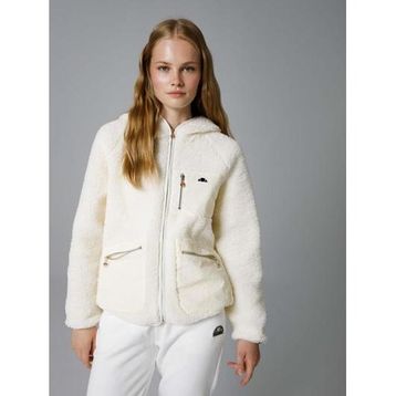 Ellesse EF169 Fermuarlı Kapüşonlu Bej Kadın Ceket