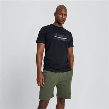 Ellesse EM182-BK Siyah Erkek T-shirt