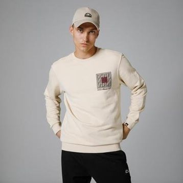 Ellesse EM232 Bej Erkek Sweatshirt