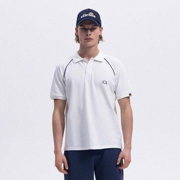 Ellesse EM407 Kırık Beyaz Polo Yaka Erkek T-shirt