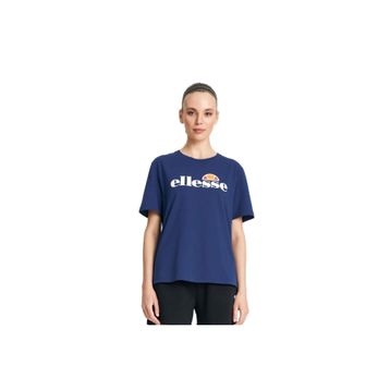 Ellesse F020-1-NV Lacivert Bisiklet Yaka Kadın T-Shirt
