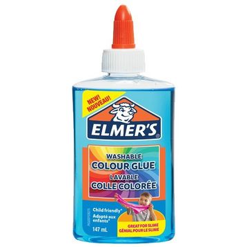 Elmer's 2109485 147 ml Mavi Şeffaf Renkli Yapıştırıcı