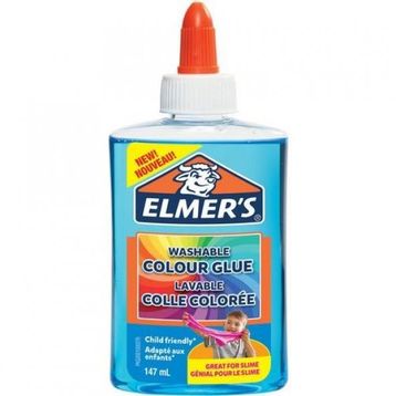 Elmer's 2109485 147 ml Mavi Şeffaf Renkli Yapıştırıcı