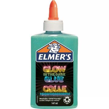 Elmer's 2162078 147 ml Mavi Karanlıkta Parlayan Yapıştırıcı