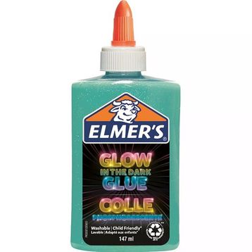 Elmer's 2162078 147 ml Mavi Karanlıkta Parlayan Yapıştırıcı
