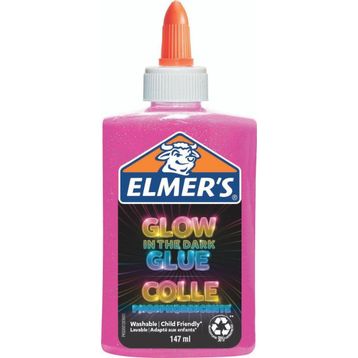 Elmer's 2162079 147 ml Pembe Karanlıkta Parlayan Yapıştırıcı