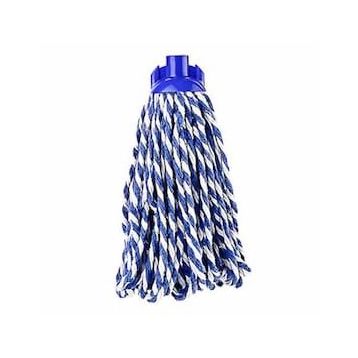 Elmop PM03 Yedek Islak Vidalı Mop Paspas Püskül Ucu + Pamuklu Mikrofiber İpli Mop Yedeği Başlığı