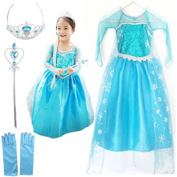 Elsa Frozen Simli Kostüm