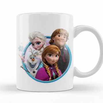 Elsa Ve Anna Baskılı Seramik Kupa Bardak