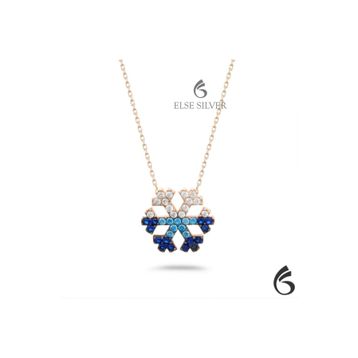 Else Silver Kar Tanesi 925 Ayar Gümüş Kolye