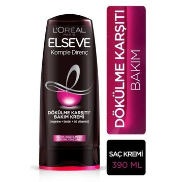 Elseve Arginine Komple Direnç Dökülme Karşıtı 2x390 ml Saç Kremi