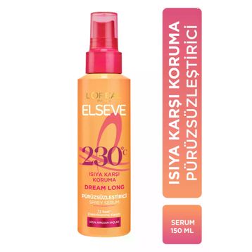 Elseve Dream Long 230 Derece Isıya Karşı Koruyucu & Pürüzsüzleştirici 150 ml Sprey Serum