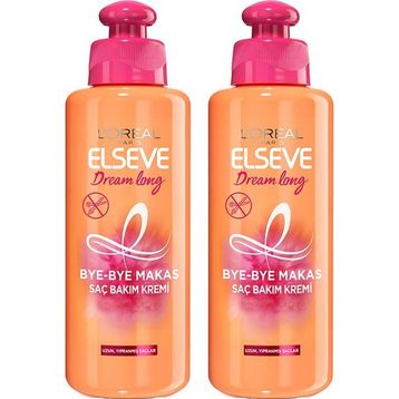 Elseve Dream Long Bye Bye Makas 2x200 ml Saç Bakım Kremi
