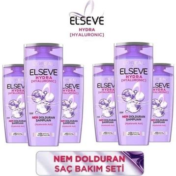 Elseve Hydra Hyaluronik 6x390 ml Şampuan