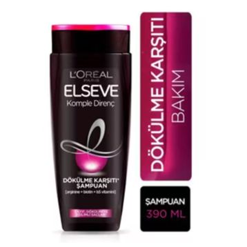Elseve Komple Direnç Dökülme Karşıtı 390 ML Şampuan+ Bakım Kremi 390 ML ve 300 ML Güç Maskesi