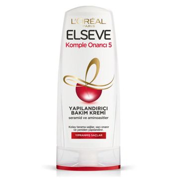 Elseve Komple Onarıcı 5 2x360 ml Saç Kremi + Tarko Koyu Pembe Yüz Temizleme Fırçası