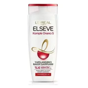 Elseve Komple Onarıcı 5 3x450 ml Yapılandırıcı Şampuan + Lionesse Pembe Yüz Temizleme Fırçası