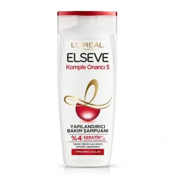Elseve Komple Onarıcı 5 Yapılandırıcı Bakım 2x670 ml Şampuan + 360 ml Saç Bakım Kremi