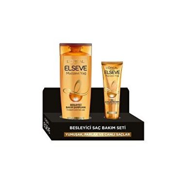 Elseve Mucizevi Yağ 390 ml Şampuan+150 ml Saç Güzelleştirici Krem