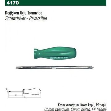 Elta 4170 6x80 mm Değişken Uçlu Tornavida