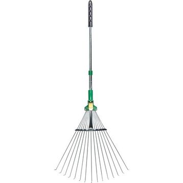Eltu R4C02 Tırmık Metal Teleskopik Saplı Çim Tırmığı