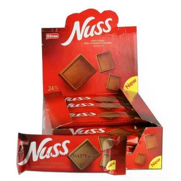 Elvan 19 gr Nuss Tablet Çikolata (24 adet)