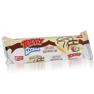 Elvan 20 gr Aloha Mini Beyaz Çikolatalı Marshmallowlu Kek (24 adet)