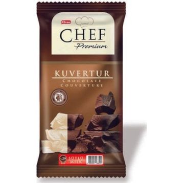 Elvan Chef Premium 200 gr Sütlü Kuvertür Çikolata