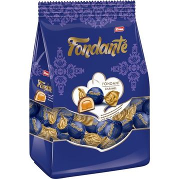 Elvan Fondante Sütlü Çikolata Kaplamalı Karamel Dolgulu 500 gr Şeker