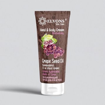 Elvons Üzüm Çekirdeği Yağı Özü 100 ml Onarıcı El Vücut Kremi