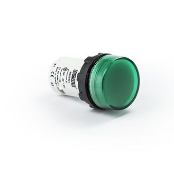 Emas 24vdc Mbsd024y Mb Serisi Ledli Monoblok Yeşil Sinyal Lambası