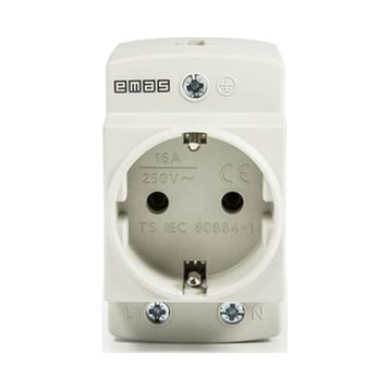 Emas 2p+E Ray Tipi 16A Gri Priz