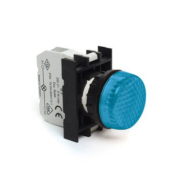 Emas B070XM 12-30V Mavi Kontak Bloklu Led Sinyal Lambası