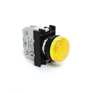 Emas B0S0XS 100-230V AC Sarı Kontak Bloklu Led Sinyal Lambası