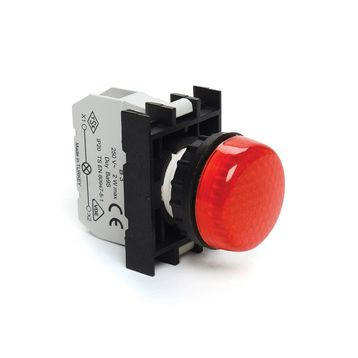 Emas B0x0XK 48V AC/DC Kırmızı Ledli Kontak Bloklu Sinyal Lambası