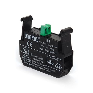 Emas B1 20 Renk 1NA Kontak Blok