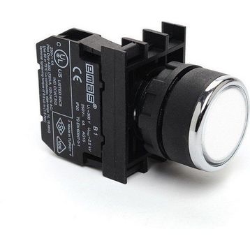 Emas B100db 22 mm Beyaz Start Butonu