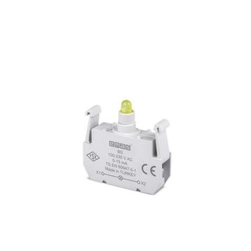 Emas BS 100-230 V Ac B Sinyal Sarı Led'li Blok